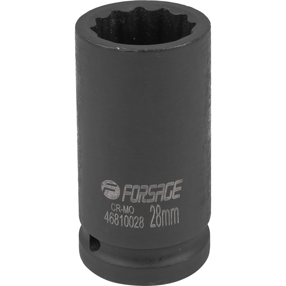 Изображение товара Глубокая ударная головка 12-гранная Forsage 28 мм 3/4 дюйма