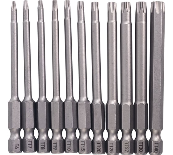 Изображение товара Набор бит VIRA TORX 75 мм 11 шт 303241