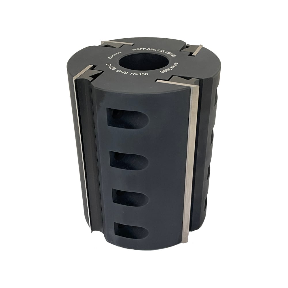 Изображение товара Фреза строгальная облегченная РеСоурс 125 мм с сменными ножами RSFF.035.125.100.40