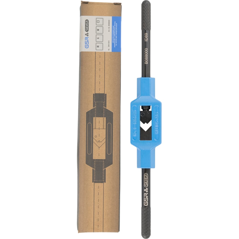 Изображение товара Метчикодержатель GSR DIN 1814 Nr 3 M5-M20 L380 мм Silver