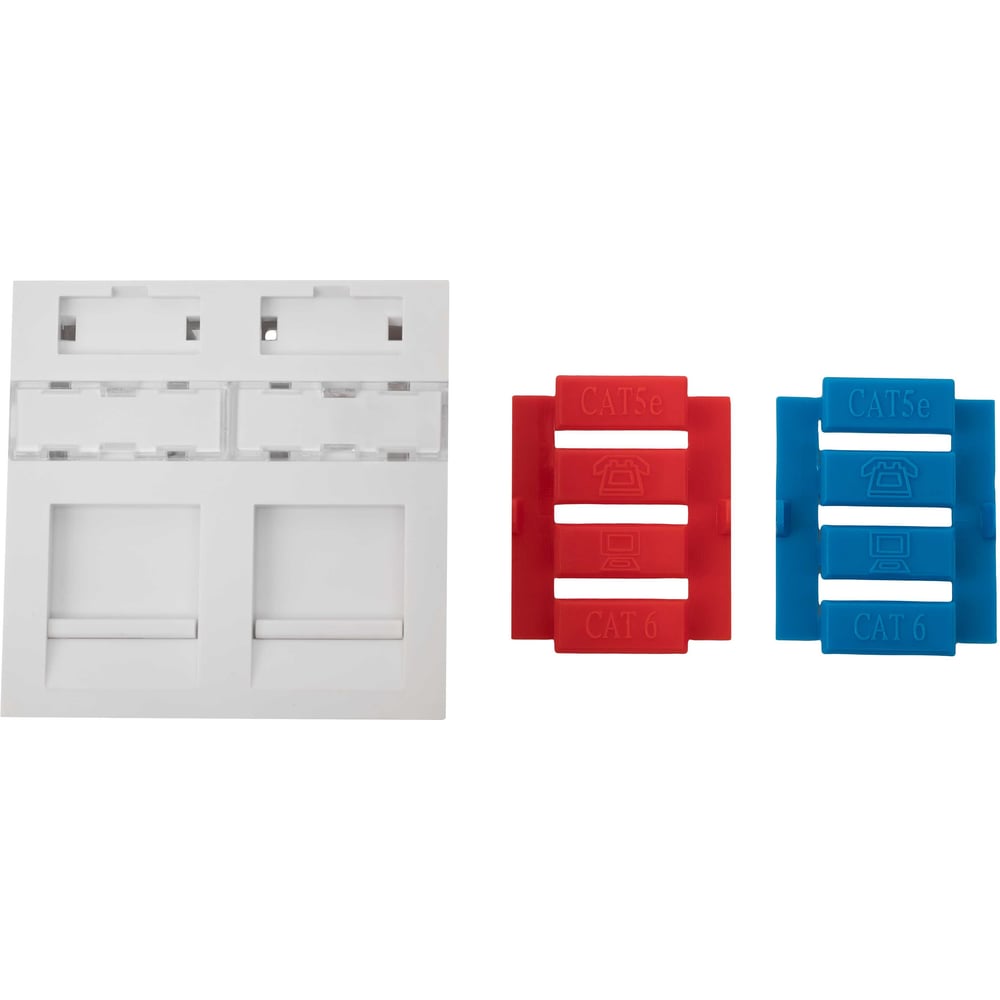 Изображение товара Модуль адаптер лицевая панель роз. информ. 45x45 белый Gigant 87002-1GI