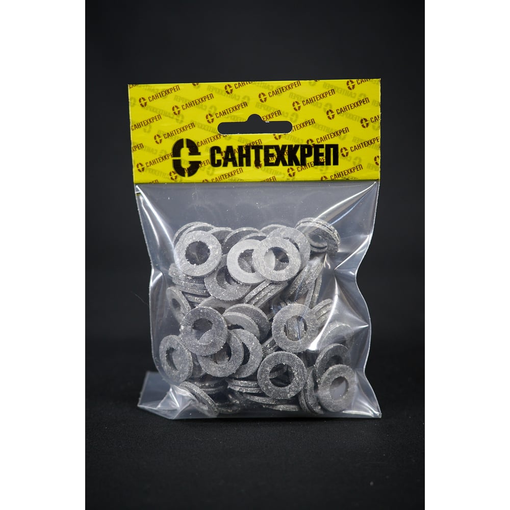 Изображение товара Паронитовая сантехпрокладка 1/2 10,5x19 мм комплект 200 шт