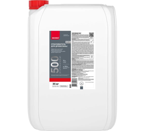 Изображение товара Отбеливающий состав для древесины NEOMID Неомид 500 (35 кг) Н-500-35/к1:1