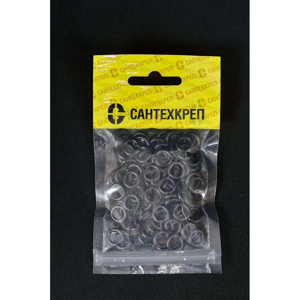 Изображение товара Кольцо гибкой подводки смесителя Сантехкреп 6x10 мм комплект 100 шт