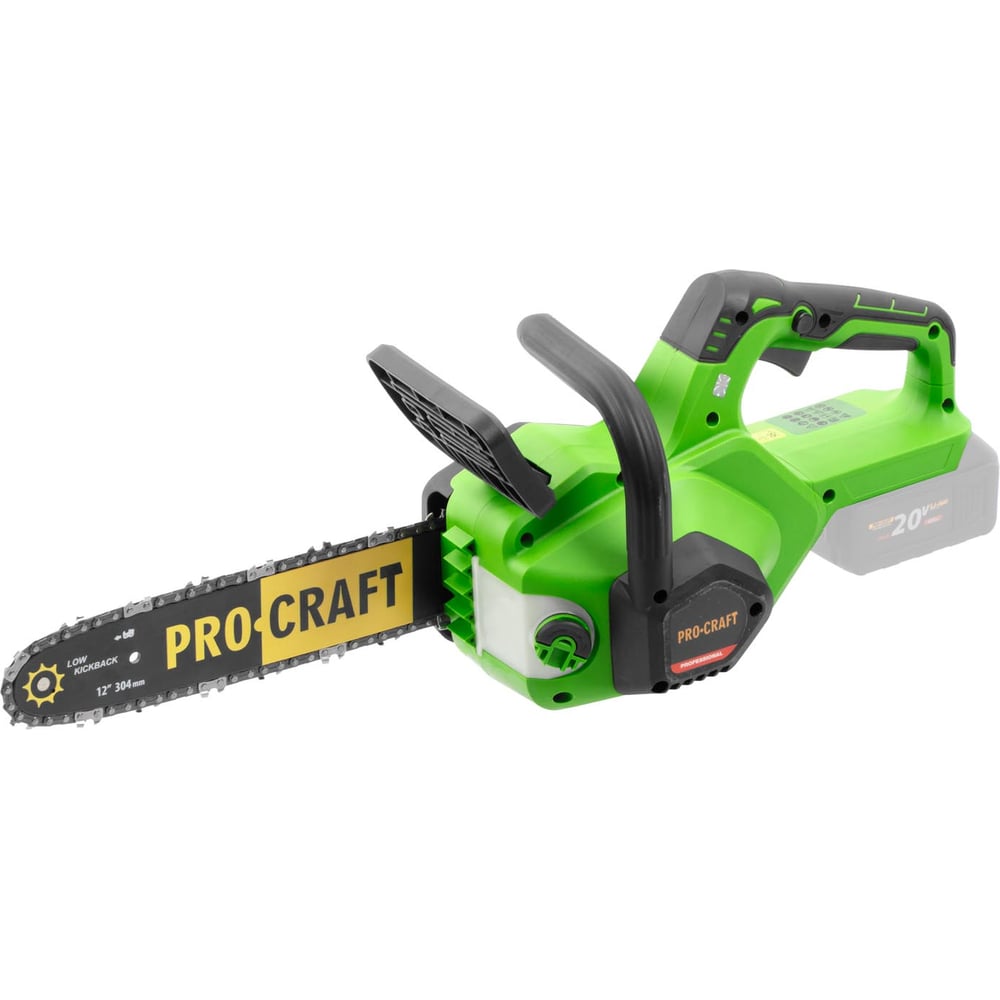 Изображение товара Цепная пила аккумуляторная PROCRAFT 20В 12 дюймов с бесщеточным двигателем