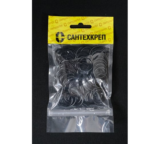 Изображение товара Кольцо металлопласта Сантехкреп d=26 (17x20,6 мм.) комплект 2 пакета по 100шт 2.15.6._2
