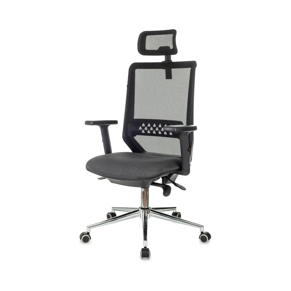 Изображение товара Офисное кресло Easy Chair с регулируемым подголовником черное современное