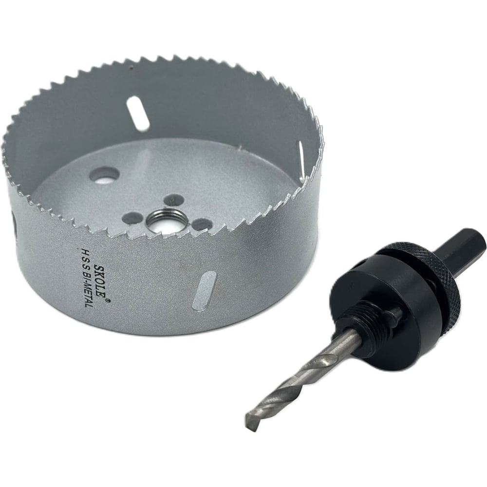 Изображение товара Коронка по металлу биметаллическая SKOLE K3A2 68 мм с хвостовиком для дерева металла и пластика