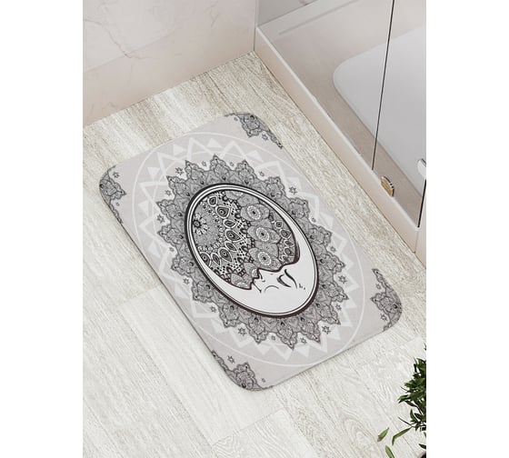 Изображение товара Коврик противоскользящий JoyArty "Луна рисует узоры" для ванной, сауны, бассейна, bath_17336