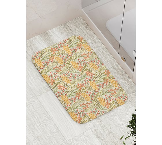 Изображение товара Коврик противоскользящий JoyArty "Травянистые поля" для ванной, сауны, бассейна, bath_26534