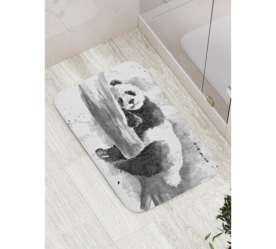 Изображение товара Коврик противоскользящий JoyArty "Сладкий сон панды" для ванной, сауны, бассейна, bath_18134