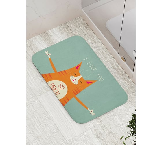 Изображение товара Коврик противоскользящий JoyArty "Любовь без границ" для ванной, сауны, бассейна, bath_91995