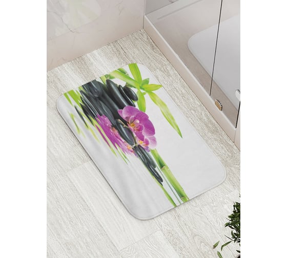 Изображение товара Коврик противоскользящий JoyArty "Вода лечит" для ванной, сауны, бассейна, bath_21864