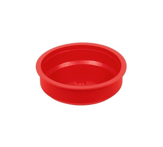 Изображение товара Пробка круглая под отверстие Миниворкс Ø39,5 мм, под внутреннюю резьбу 1 1/4", цвет красный – (15 шт.) STG1,1/4