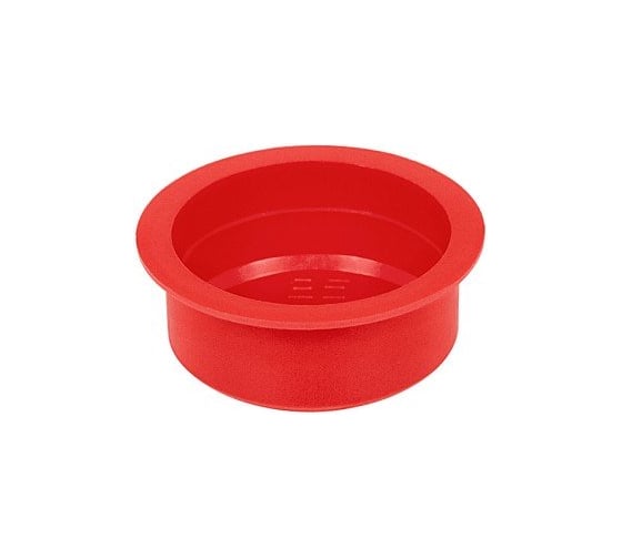 Изображение товара Пробка круглая под отверстие Миниворкс Ø25 мм, под внутреннюю резьбу 3/4", цвет красный – (20 шт.) STG3/4