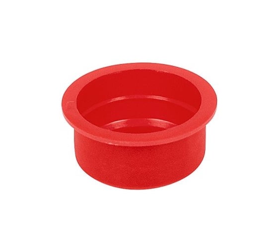 Изображение товара Пробка круглая под отверстие Миниворкс Ø21 мм, под внутреннюю резьбу 5/8", цвет красный – (25 шт.) STG5/8