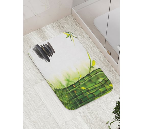 Изображение товара Коврик противоскользящий JoyArty "Водный бамбук" для ванной, сауны, бассейна, bath_21851