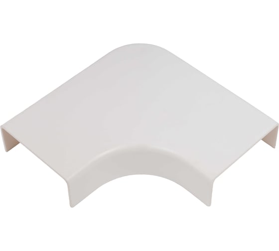 Изображение товара Угол плоский плавный 40x16 белый, 4шт. Gigant 71304R-4GI