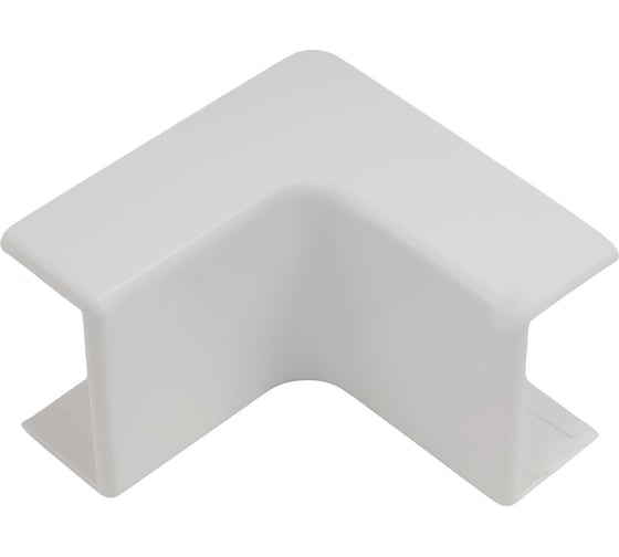 Изображение товара Угол внутренний плавный 20х10 белый, 4шт. Gigant 72101R-4GI