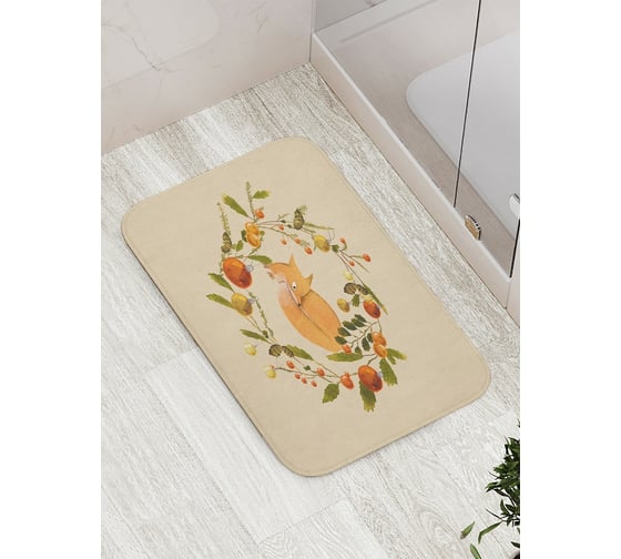 Изображение товара Коврик противоскользящий JoyArty "Лиса, лисичка, лис..." для ванной, сауны, бассейна, bath_79754