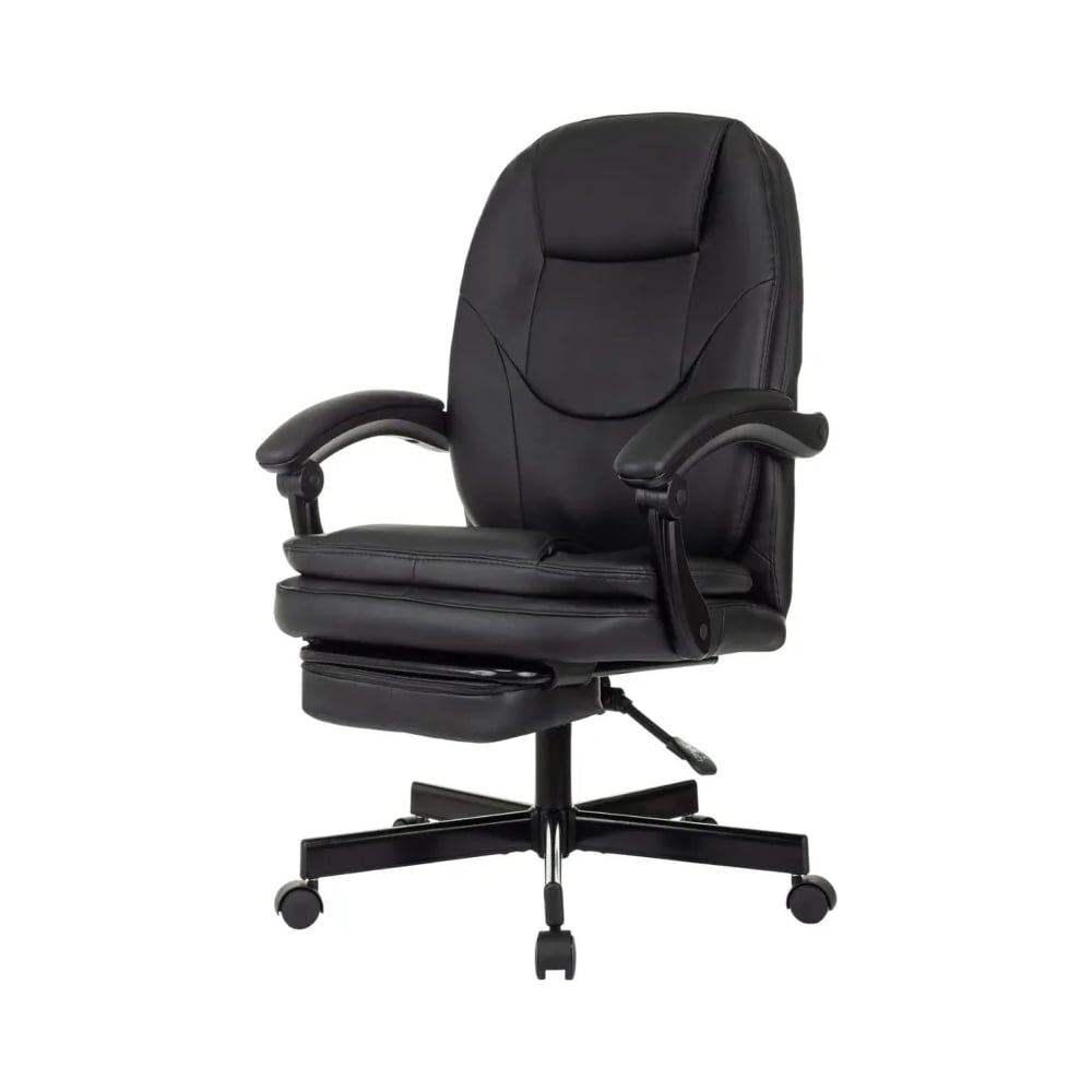 Изображение товара Кресло Easy Chair VB_EChair 668 PU P черная экокожа, подставка для ног 2188094