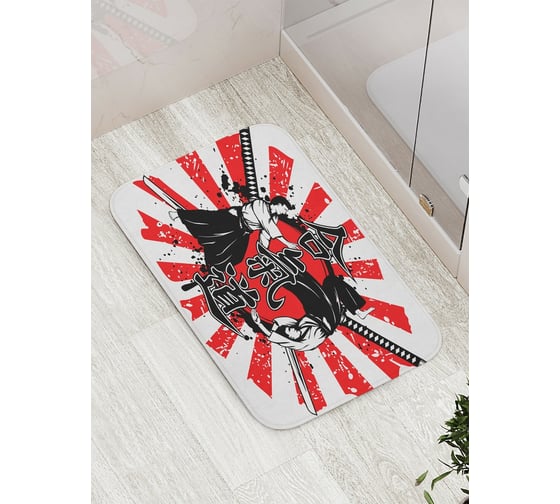 Изображение товара Коврик противоскользящий JoyArty "Мастер катаны" для ванной, сауны, бассейна, bath_18296