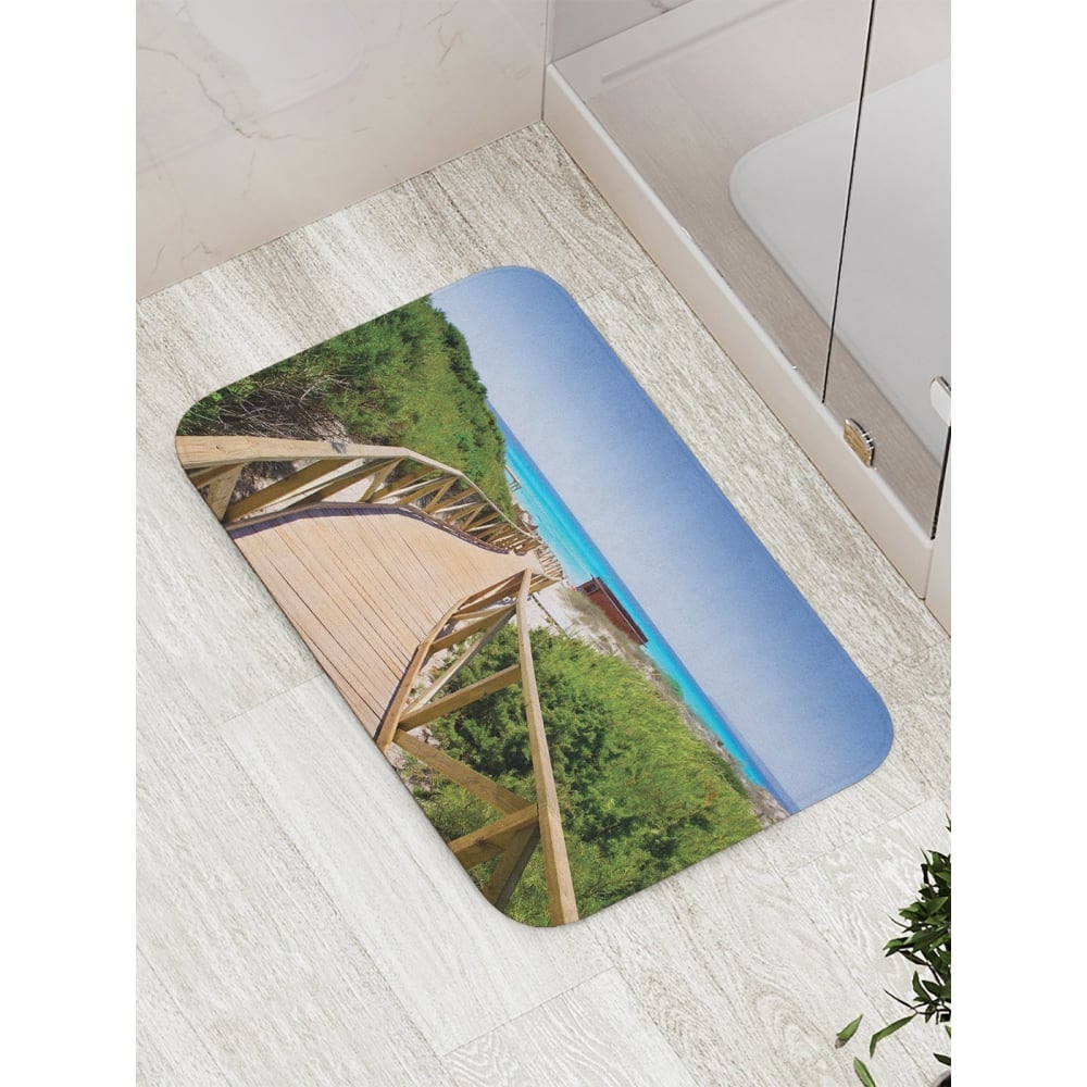 Противоскользящий коврик для ванной, сауны, бассейна JOYARTY - bath_16106