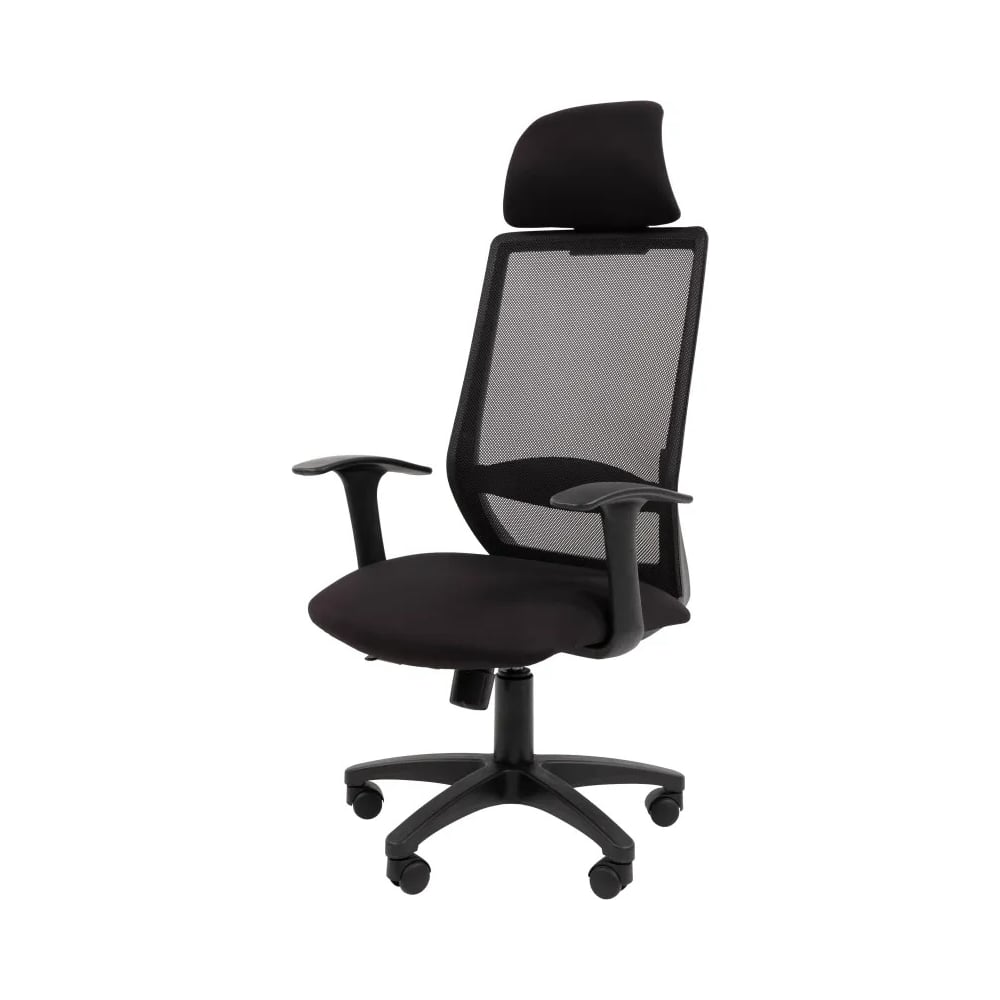 Изображение товара Офисное кресло с регулируемым высотой и подголовником Easy Chair VT_EChair-672 TC