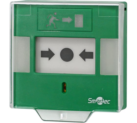 Изображение товара Устройство разблокировки двери с восстанавливаемой кнопкой активации Smartec ST-ER106DLS-GN smkd0905