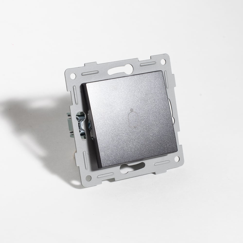 Изображение товара Выключатель самовозвратный SPL 10А антрацит 220-250V