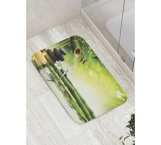 Изображение товара Коврик противоскользящий JoyArty "Бамбуковый релакс" для ванной, сауны, бассейна, bath_7994