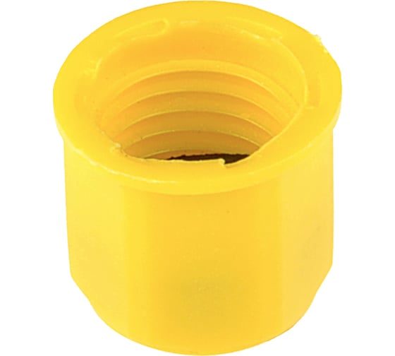 Изображение товара Колпачок Миниворкс пластиковый, с внутренней резьбой M8x1, цвет желтый, 10 шт. CFT8x1