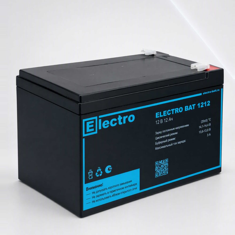 Изображение товара Аккумулятор Electro Bat 1212 Изображение товара Аккумулятор Electro Bat 1212
