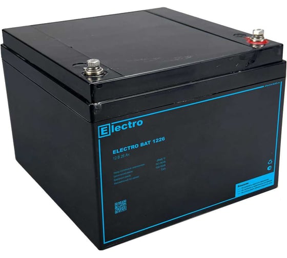 Изображение товара Аккумулятор Electro Bat 1226