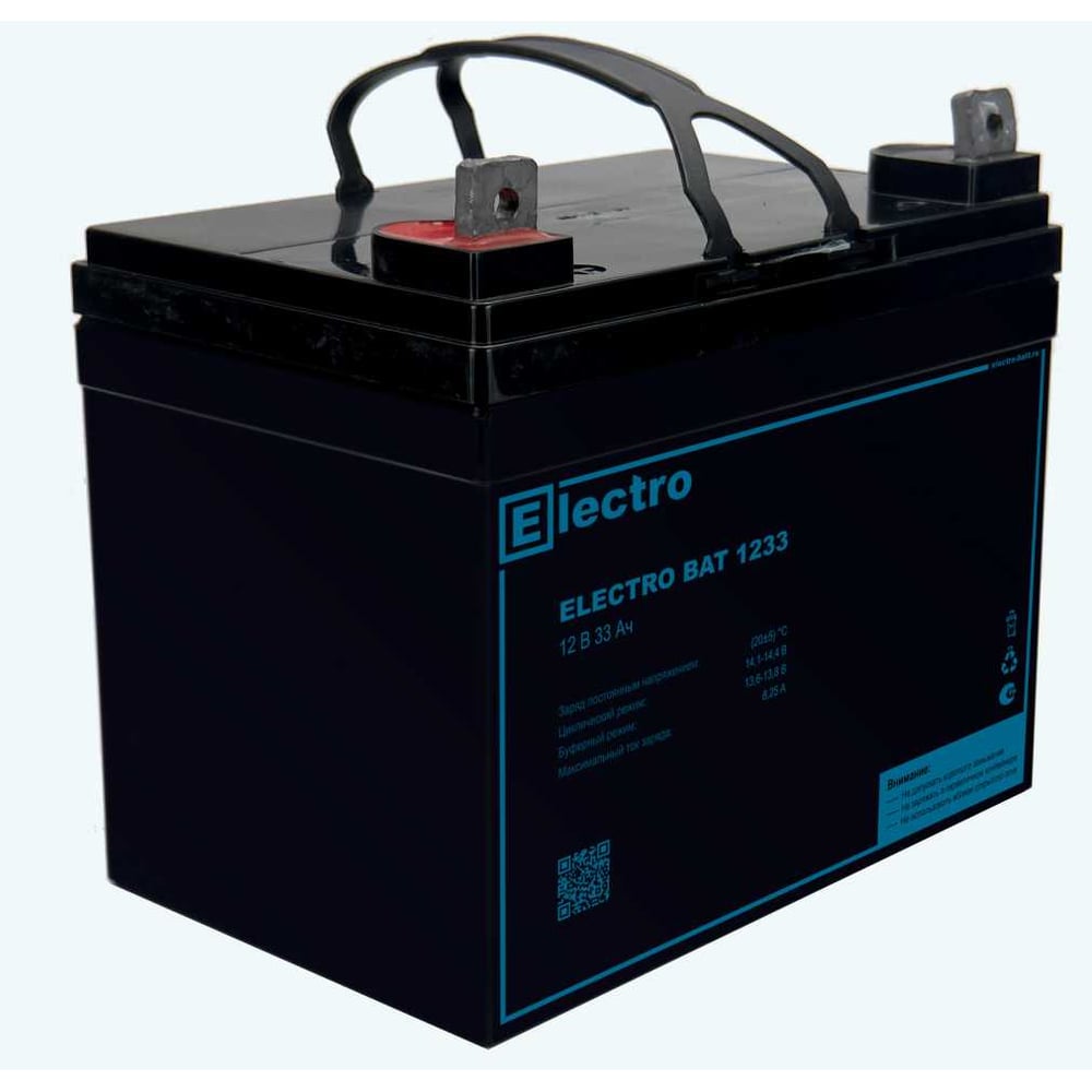 Изображение товара Аккумулятор Electro Bat 1233 AGM 12 В 33 А*ч для техники и транспорта