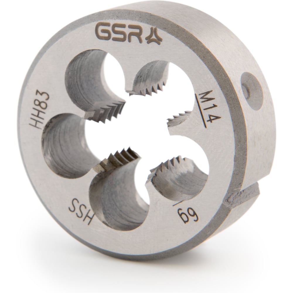 Изображение товара Плашка круглая M14 DIN EN 22568 HSS-G правое резьбообразование