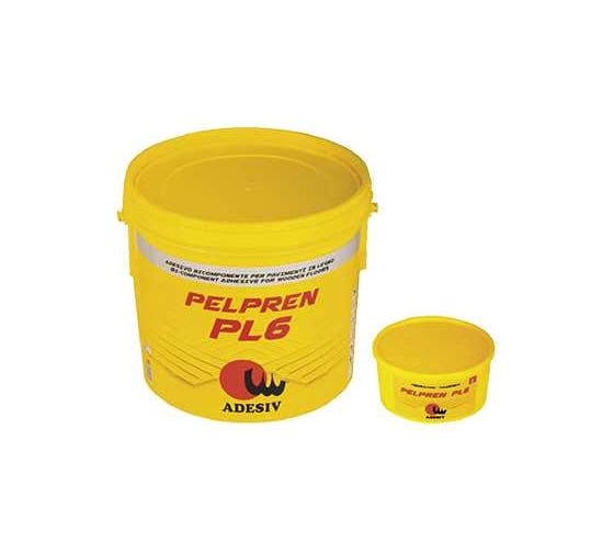 Изображение товара 2-компонентный реактивный клей (для всех типов паркета) ADESIV PELPREN PL6. Клей+отвердитель. 10 кг AD3910PL6