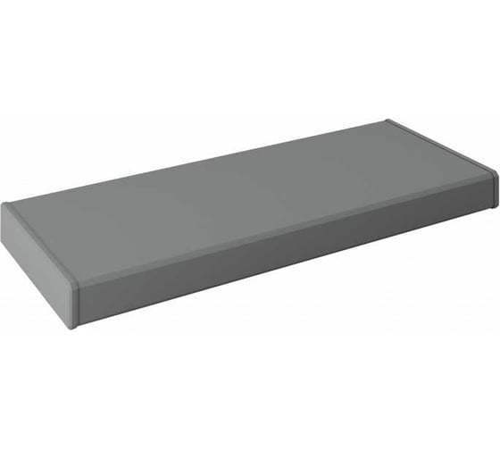 Изображение товара Подоконник Vitrage Дизайн серый матовый, 1200x400 мм, 01.06.125.1200.400