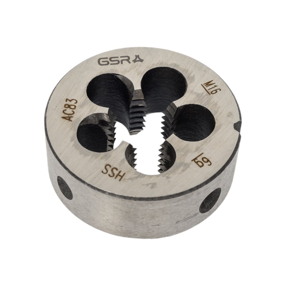 Изображение товара Плашка круглая GSR M16 DIN EN 22568 B HSS M16 B00402270