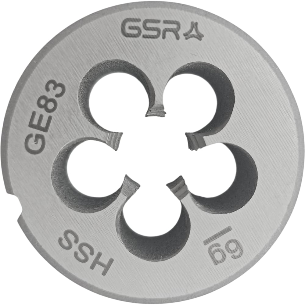 Изображение товара Плашка круглая GSR M18 метрическая резьба HSSG DIN EN 22568 (DIN 223) B 6g B00402280 Изображение товара Плашка круглая GSR M18 метрическая резьба HSSG DIN EN 22568 (DIN 223) B 6g B00402280
