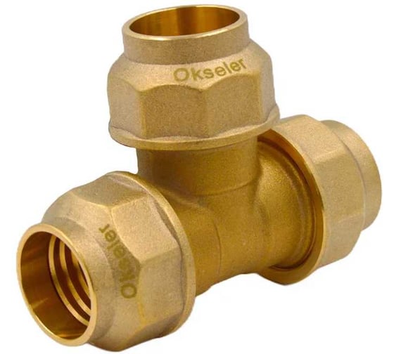 Изображение товара Тройник для ПНД труб OKSELER 25x25x25 oks00395