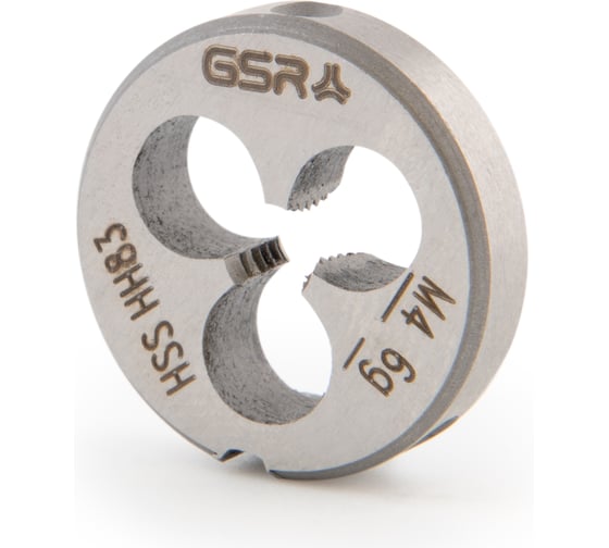 Изображение товара Плашка круглая GSR M4 DIN EN 22568 B HSS M4 B00402150