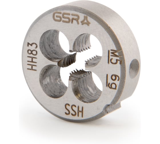 Изображение товара Плашка круглая GSR M5 DIN EN 22568 B HSS M5 B00402170