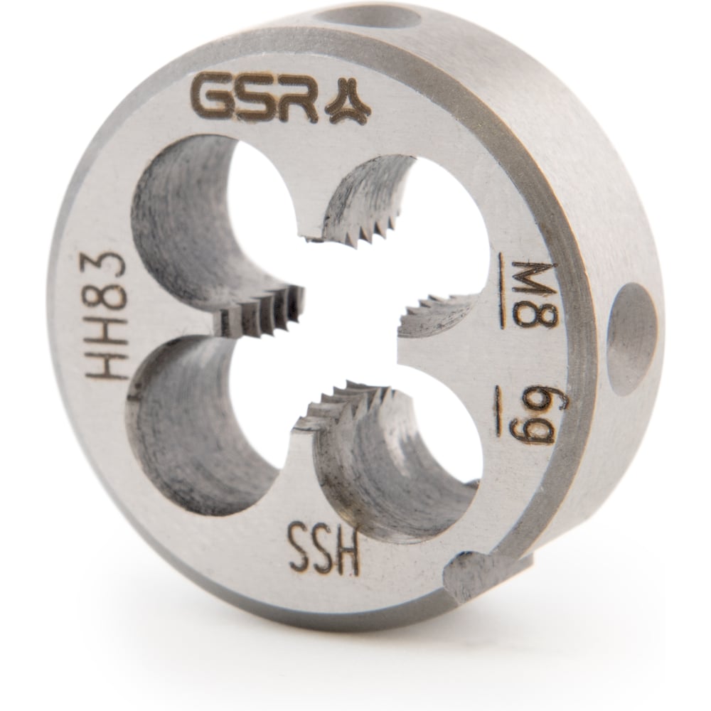 Изображение товара Плашка круглая GSR M8 DIN EN 22568 B HSS M8 B00402210