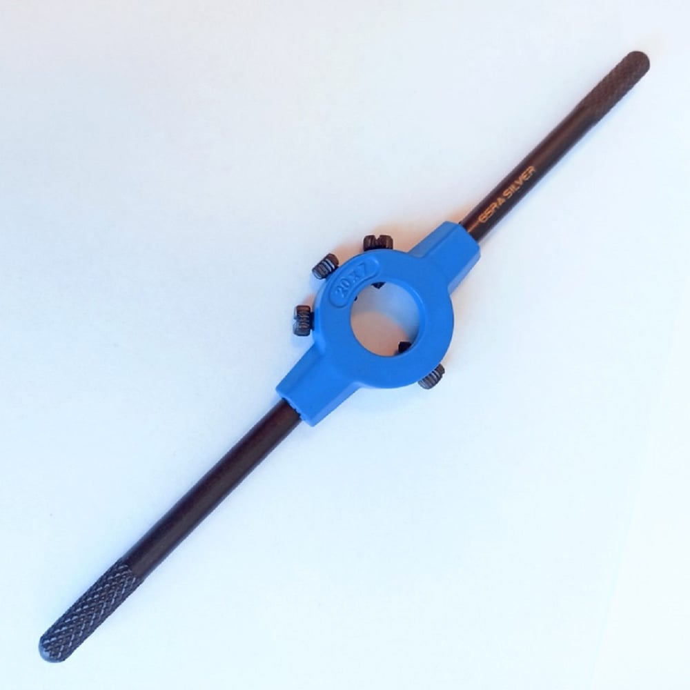 Плашкодержатель GSR вороток держатель для плашек круглых ручных ф45x14 мм thorvik dh4514