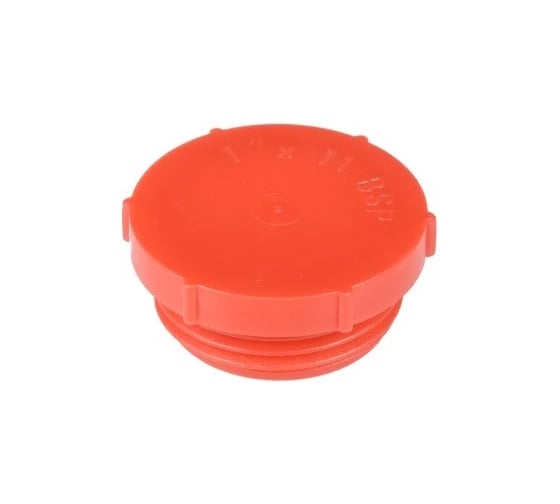 Изображение товара Заглушка пластиковая для внутренней резьбы 3/4", серия TFU, цвет красный – (10 шт.) MINIWORKS TFU3/4