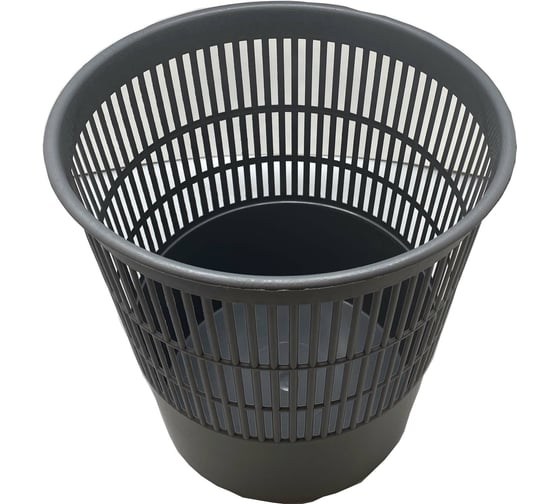 Изображение товара Корзина для мусора ОСКОЛПЛАСТ 14 л, серая 409804