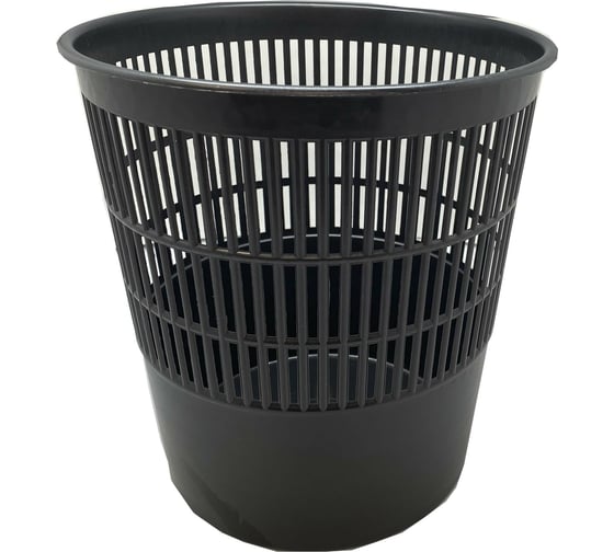 Изображение товара Корзина для мусора ОСКОЛПЛАСТ 14 л, черная 409803