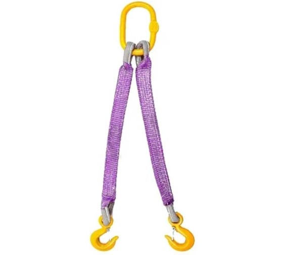 Изображение товара Строп текстильный двухветвевой GPR 2СТ, 5т/2м на звене NOR 4631177641664