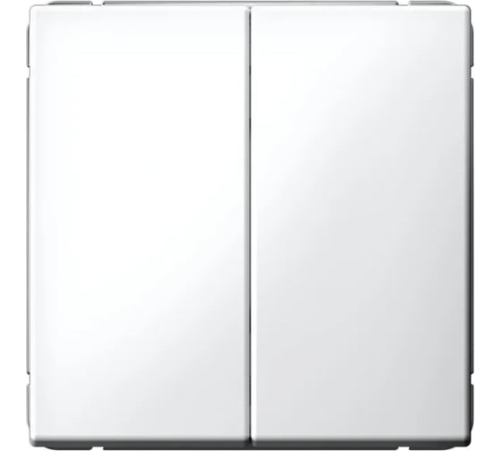 Изображение товара Выключатель кнопочный Systeme Electric ARTGALLERY 2-клавишный, 10АХ, механизм, быстрозажим. клем., лотос GAL001317S